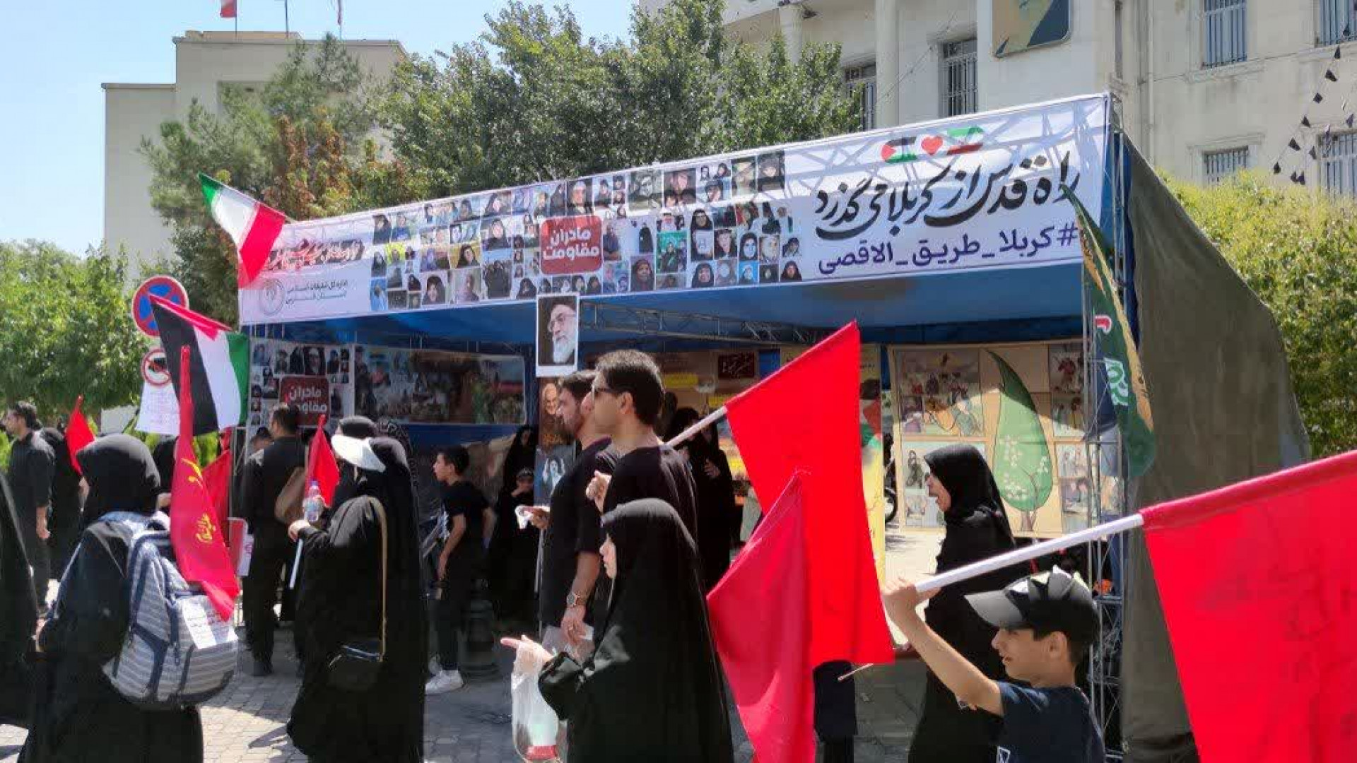 برپایی موکب «مادران مقاومت»