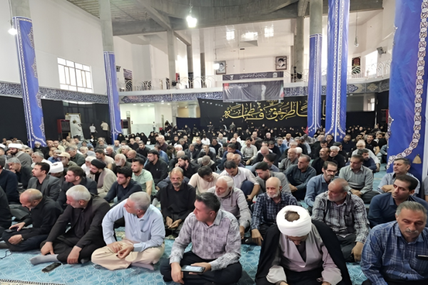 آیین گرامیداشت رهبر شهید در قروه برگزار شد