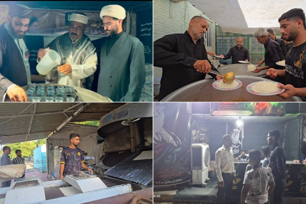موکب‌های هرمزگان در مسیر خدمت‌رسانی به زائران آیین تشییع امام شهید