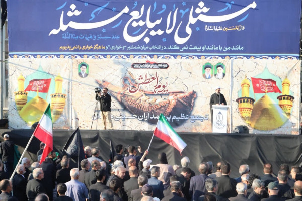 مراسم عزاداری یوم العطش در همدان