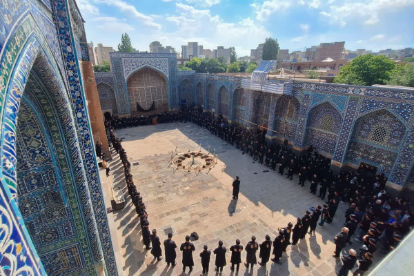 عزاداری ماه محرم در مجموعه میراث جهانی شیخ صفی الدین اردبیلی