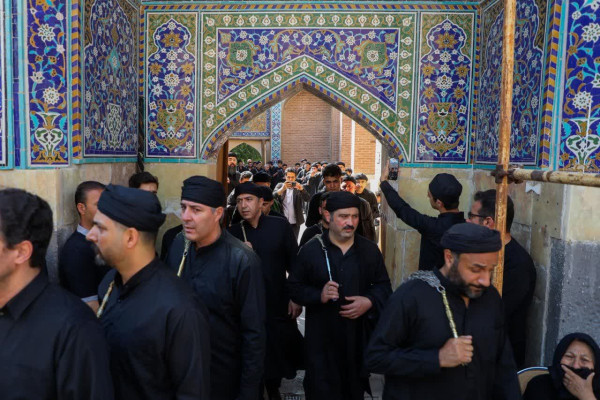 عزاداری ماه محرم در مجموعه میراث جهانی شیخ صفی الدین اردبیلی