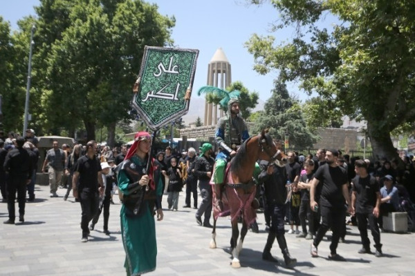 مراسم عزاداری سومین روز شهادت امام حسین (ع) در همدان