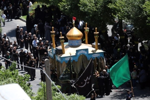 مراسم عزاداری سومین روز شهادت امام حسین (ع) در همدان