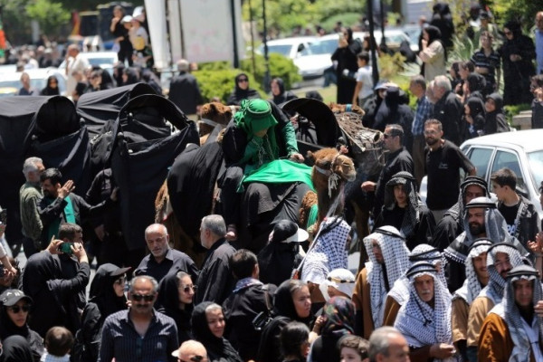 مراسم عزاداری سومین روز شهادت امام حسین (ع) در همدان