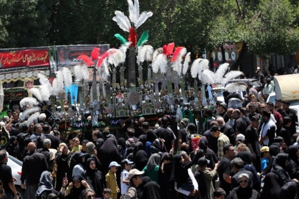 مراسم عزاداری سومین روز شهادت امام حسین (ع) در همدان