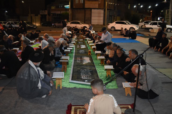 برگزاری محفل انس با قرآن کریم در تجمعات خیابانی شهرستان گیلان‌غرب