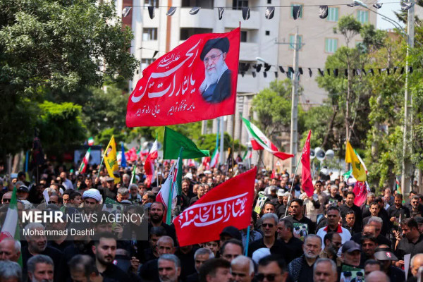 مراسم جاماندگان تشییع آقای شهید ایران با حضور مردم ولایی و انقلابی اردبیل