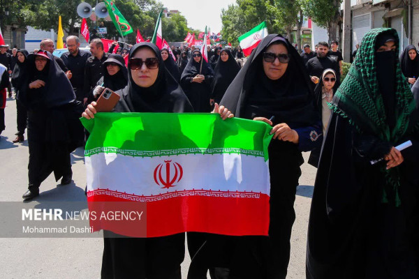 مراسم جاماندگان تشییع آقای شهید ایران با حضور مردم ولایی و انقلابی اردبیل