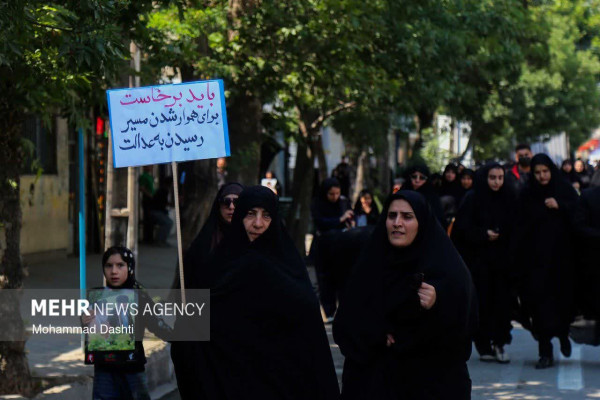 مراسم جاماندگان تشییع آقای شهید ایران با حضور مردم ولایی و انقلابی اردبیل