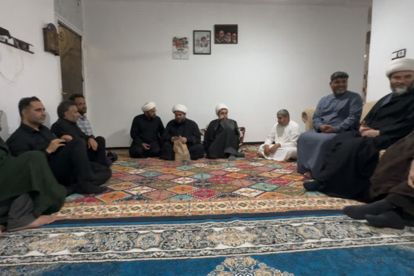دیدار رئیس سازمان تبلیغات اسلامی با خانواده شهید اهل سنت محمد فرخنده در قشم