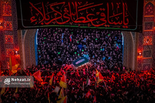 مراسم تشییع پیکر رهبر انقلاب در کربلا و نجف