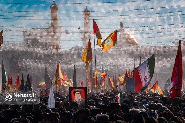 مراسم تشییع پیکر رهبر انقلاب در کربلا و نجف