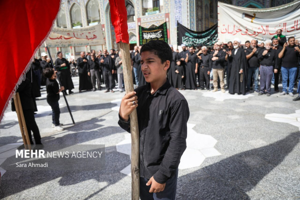 مراسم اربعین حسینی در حرم مطهر رضوی