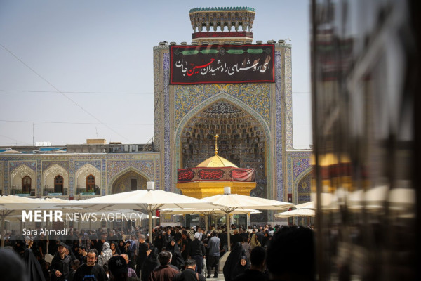 مراسم اربعین حسینی در حرم مطهر رضوی