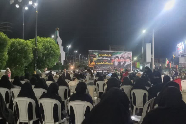 میدان شهدای ۲۱ دی لالی میزبان سوگواران رهبر شهید